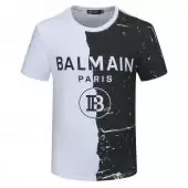 balmain hommes t-shirts designer fashion print peindre